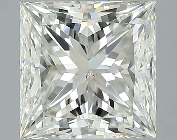 2.03ct K SI1 Rare Carat Ideal Cut Princess Diamond