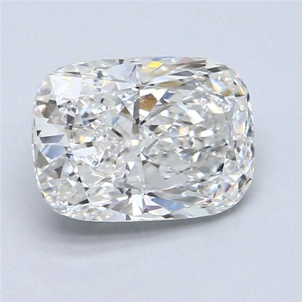 3.01ct G SI2 Rare Carat Ideal Cut Cushion Diamond