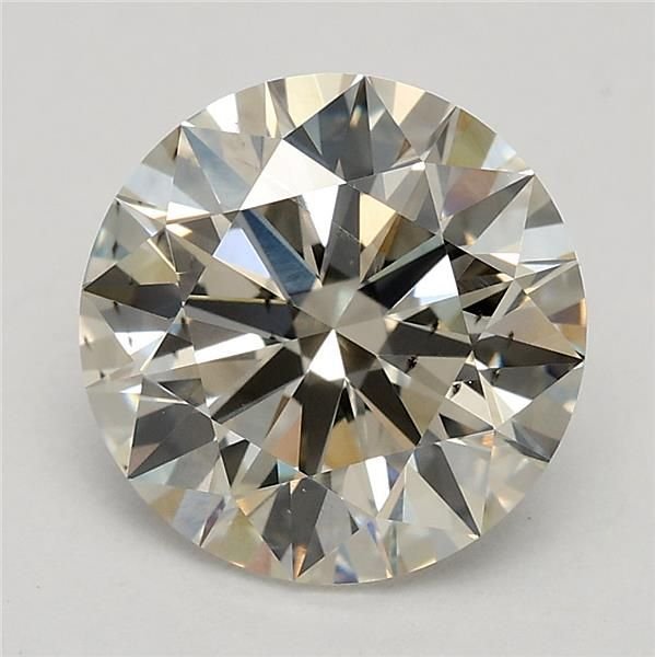 2.01ct J SI2 Rare Carat Ideal Cut Round Lab Grown Diamond