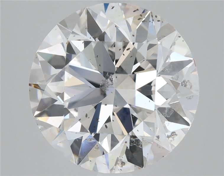 3.01ct D SI2 Rare Carat Ideal Cut Round Diamond