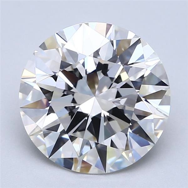 3.00ct H VS1 Rare Carat Ideal Cut Round Diamond