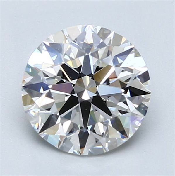 2.03ct H VVS2 Rare Carat Ideal Cut Round Diamond