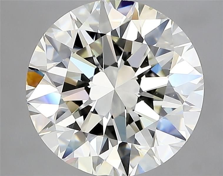 3.70ct K VS2 Rare Carat Ideal Cut Round Diamond