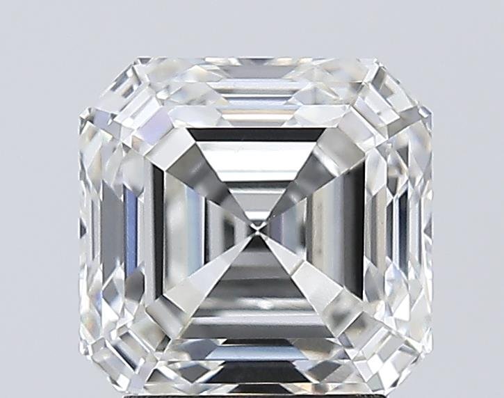 3.04ct H VS1 Rare Carat Ideal Cut Asscher Lab Grown Diamond