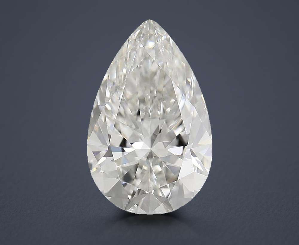 1.63 Carat Pear Lab Diamond