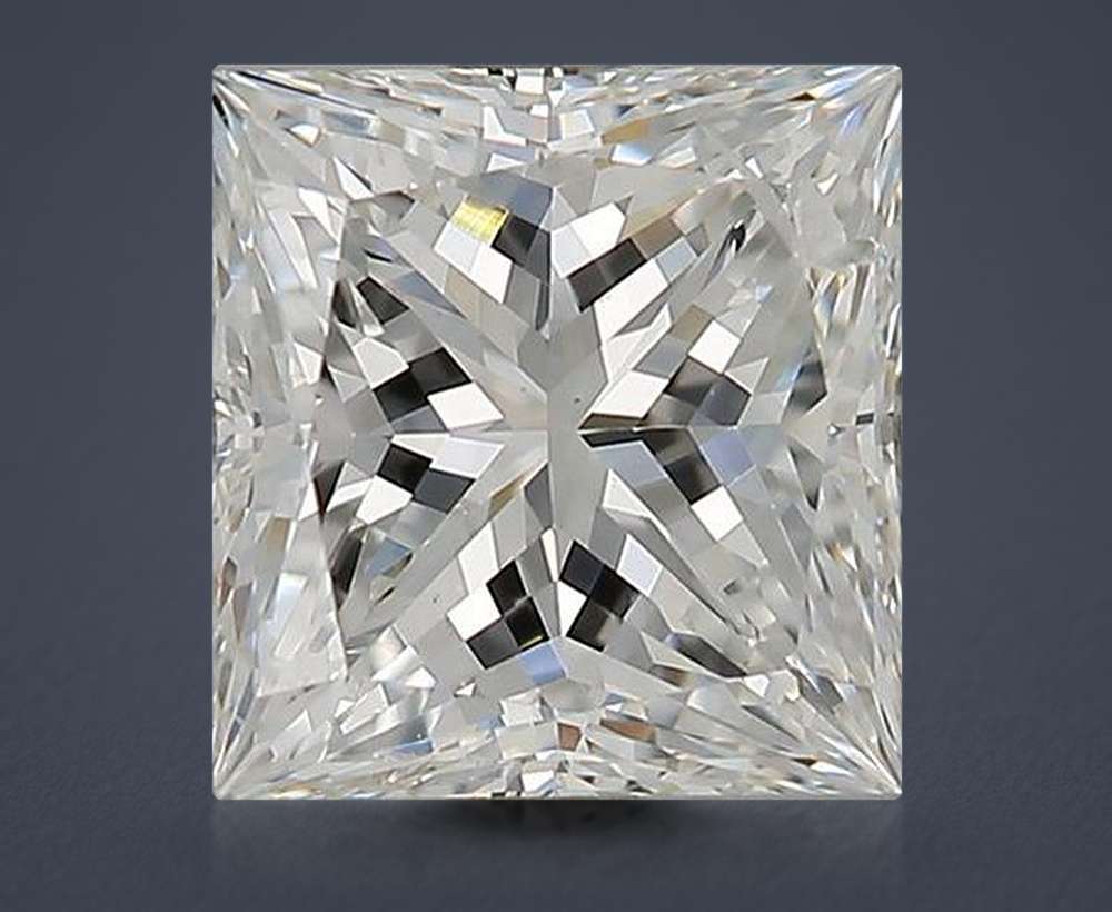 2.08 Carat Princess Natural Diamond