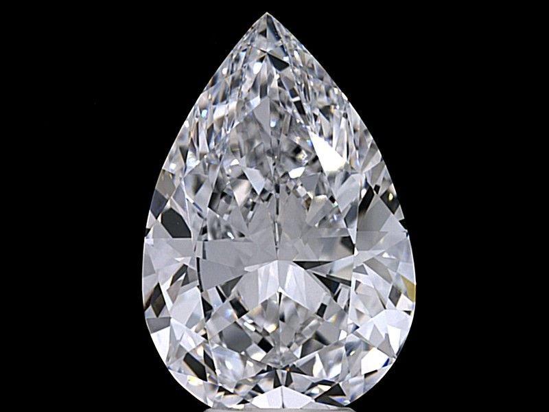 7.60ct D IF Rare Carat Ideal Cut Pear Diamond