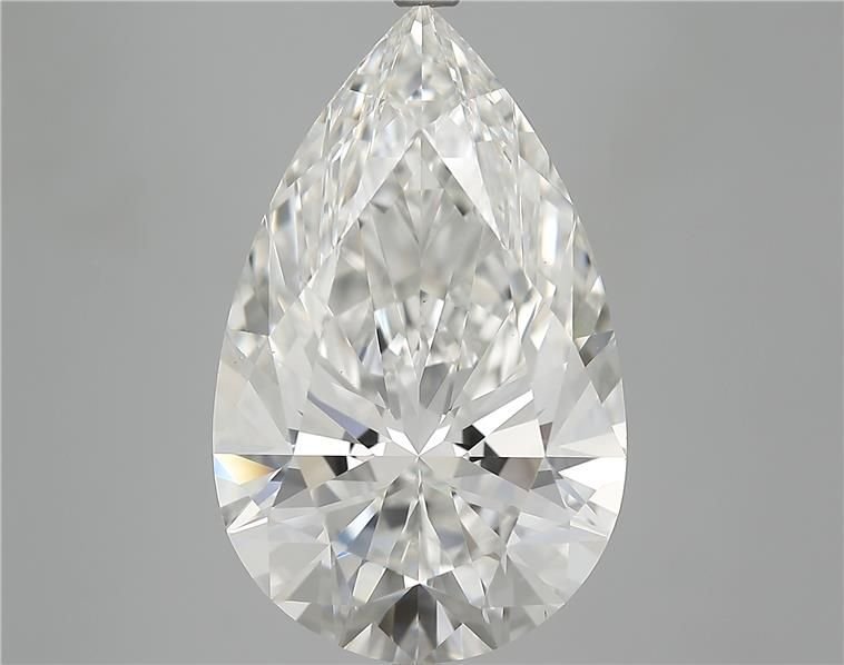 10.02ct G VS1 Rare Carat Ideal Cut Pear Diamond