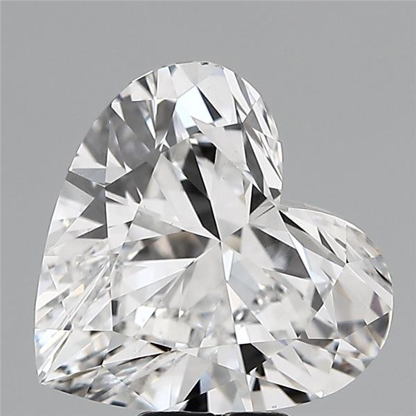 7.02ct F VS1 Rare Carat Ideal Cut Heart Lab Grown Diamond