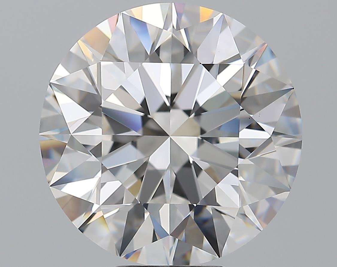 9.01ct E VS1 Rare Carat Ideal Cut Round Diamond