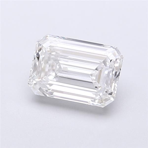 1.39ct D VVS1 Rare Carat Ideal Cut Emerald Lab Grown Diamond