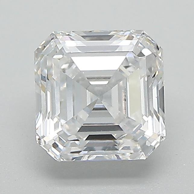 1.24ct E VVS2 Rare Carat Ideal Cut Asscher Lab Grown Diamond