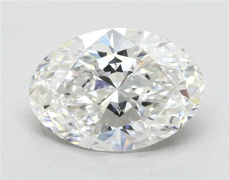 3.22ct E VS1 Rare Carat Ideal Cut Oval Lab Grown Diamond