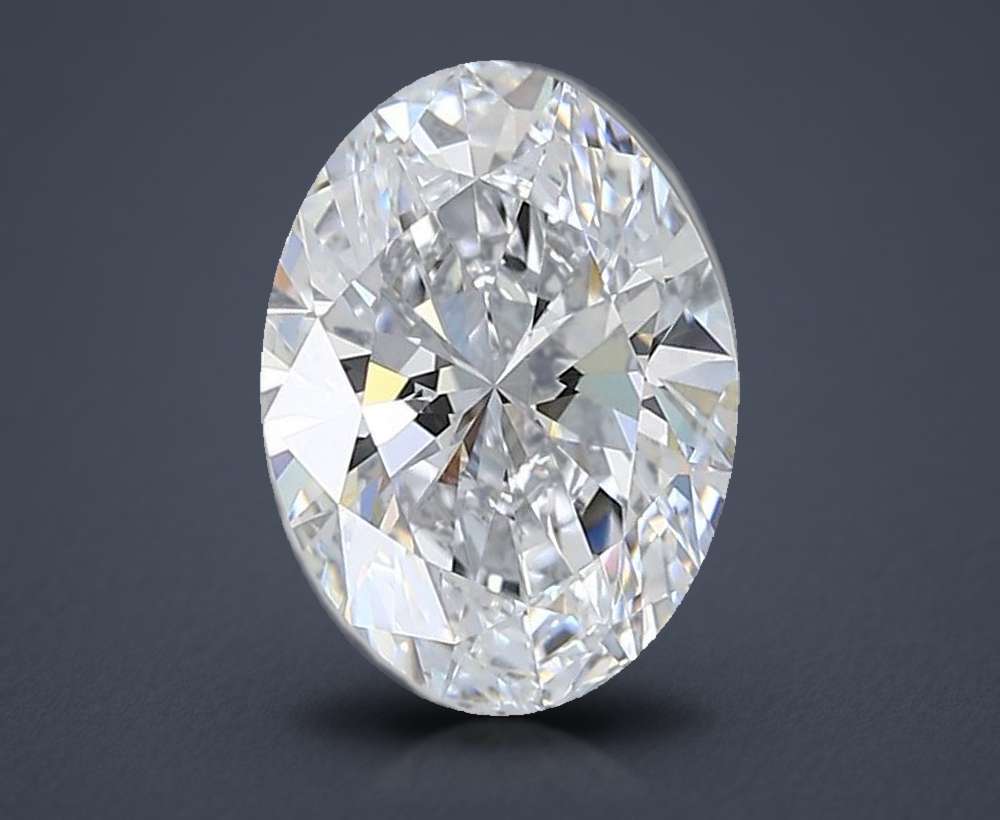 3.04 Carat Oval Lab Diamond