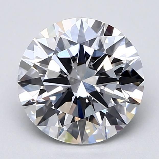 2.86ct E VS1 Rare Carat Ideal Cut Round Lab Grown Diamond