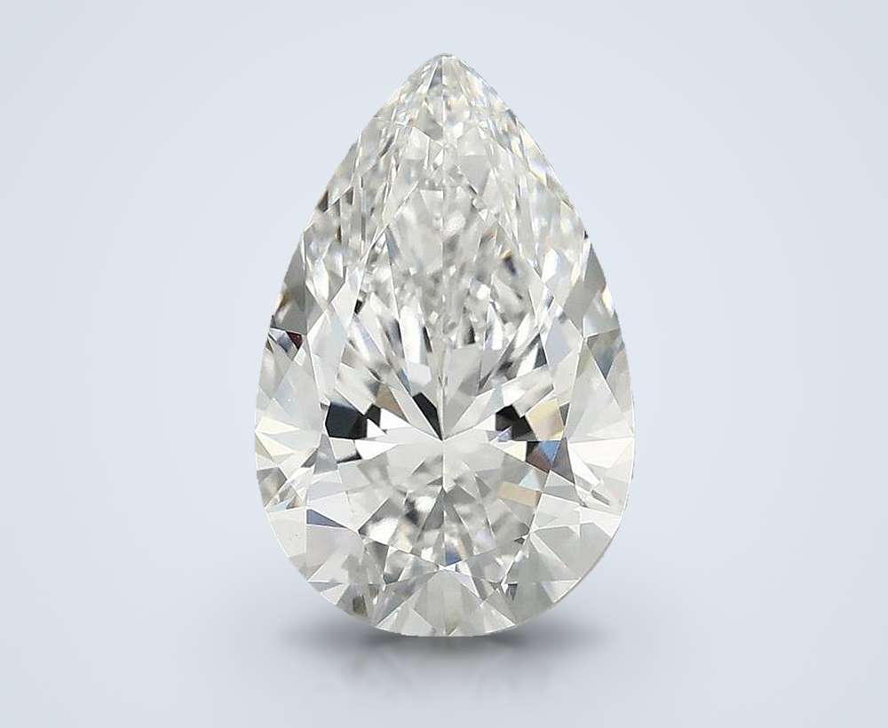 2.70 Carat Pear Lab Diamond