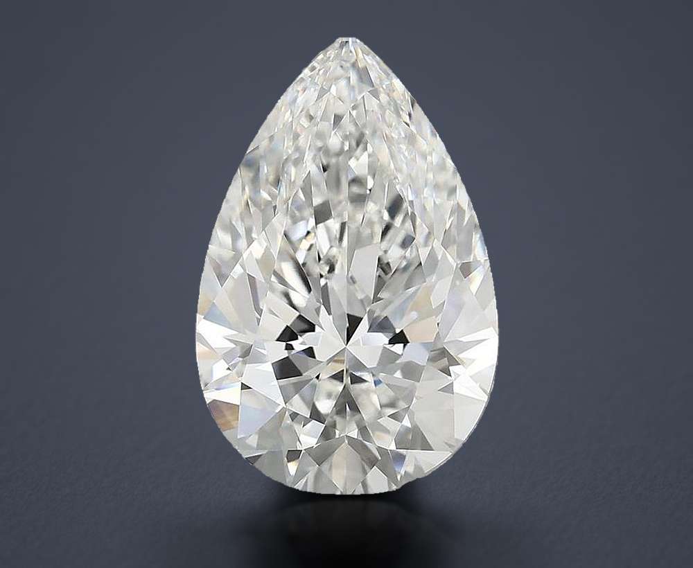 4.54 Carat Pear Lab Diamond