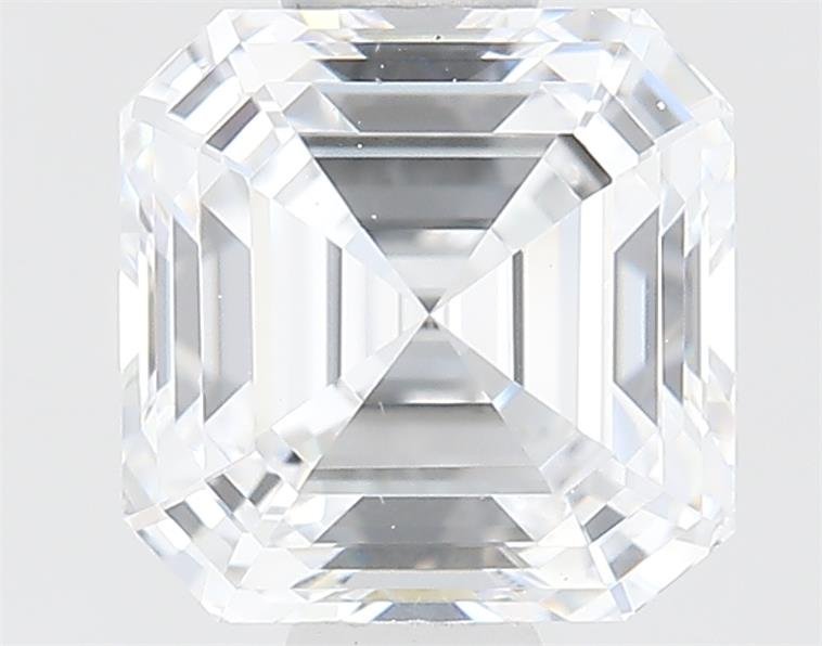 0.76ct D VS1 Rare Carat Ideal Cut Asscher Lab Grown Diamond