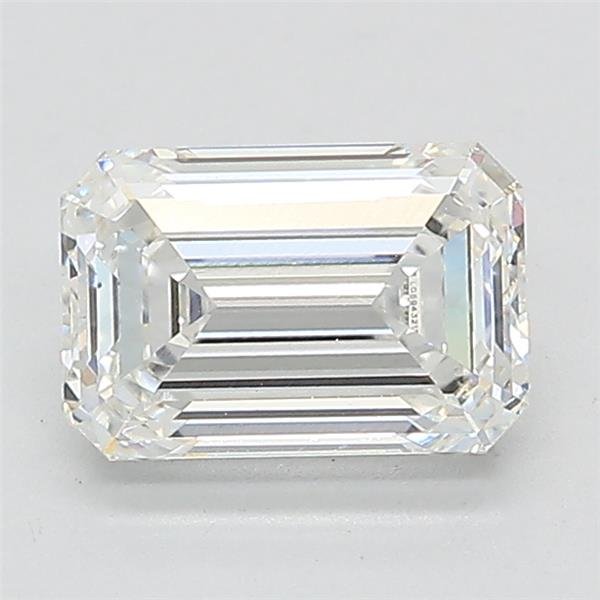 1.38ct E VS1 Rare Carat Ideal Cut Emerald Lab Grown Diamond