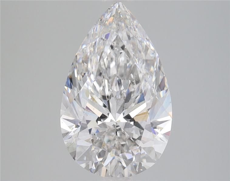 2.64ct G VS2 Rare Carat Ideal Cut Pear Lab Grown Diamond