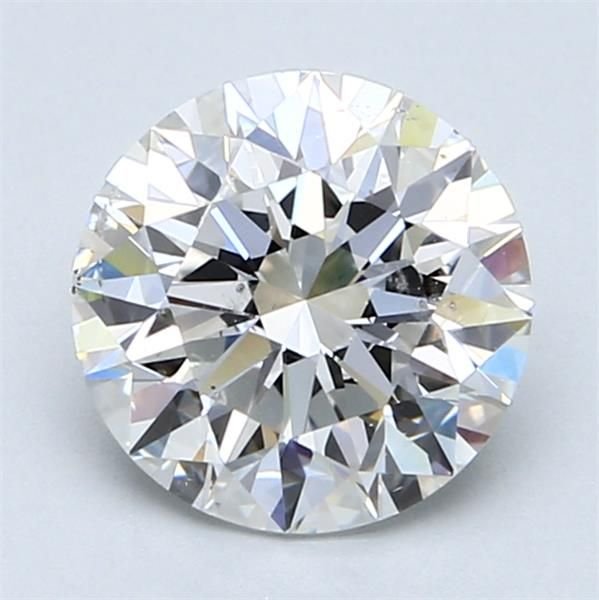 2.01ct E SI2 Rare Carat Ideal Cut Round Diamond