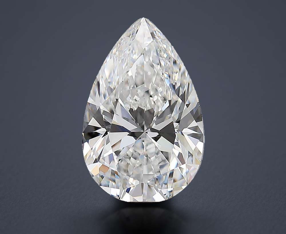 5.02 Carat Pear Natural Diamond