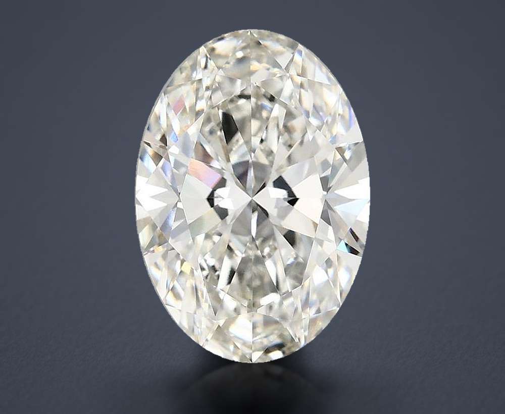 3.81 Carat Oval Lab Diamond