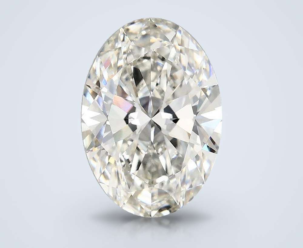 3.81 Carat Oval Lab Diamond