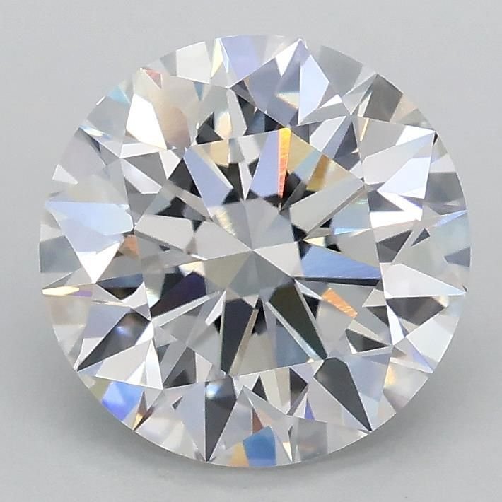 2.01ct D VVS2 Rare Carat Ideal Cut Round Lab Grown Diamond