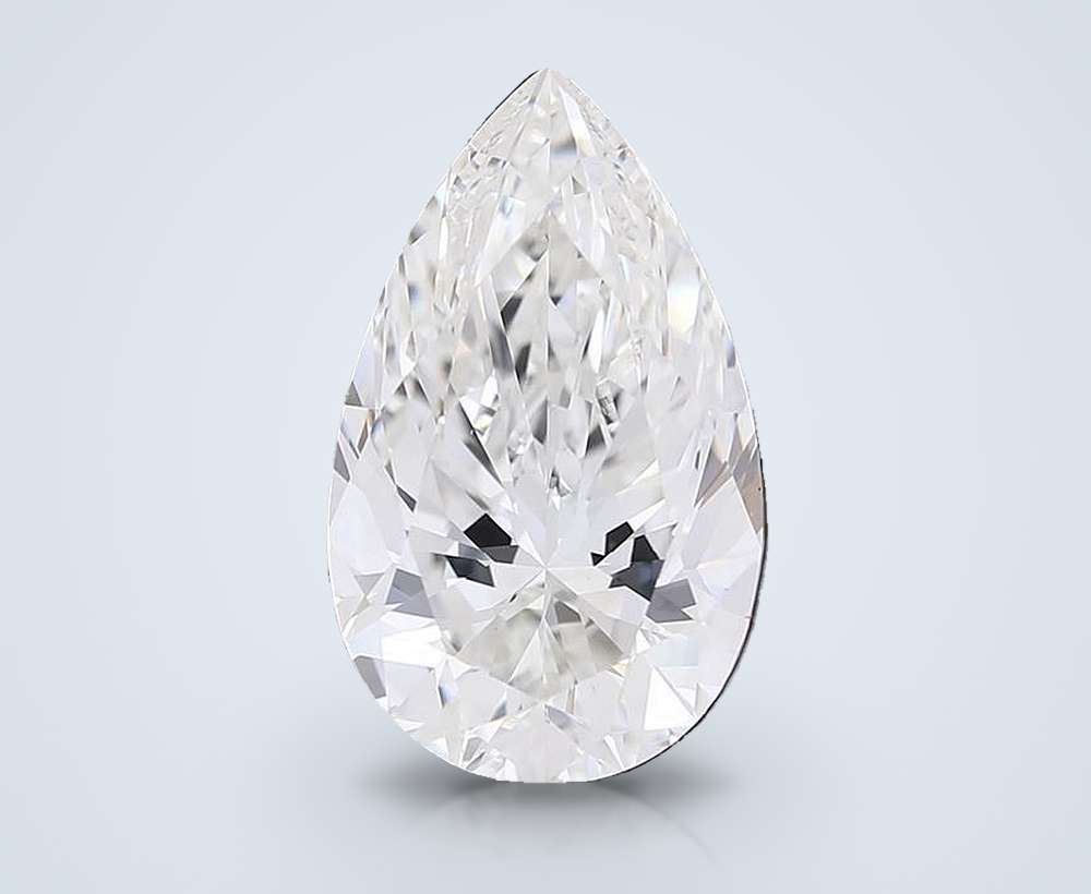 8.01 Carat Pear Lab Diamond