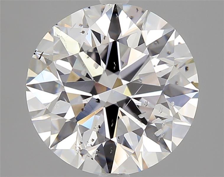 3.05ct D SI2 Rare Carat Ideal Cut Round Diamond