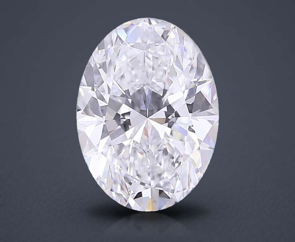 3.36 Carat Oval Lab Diamond