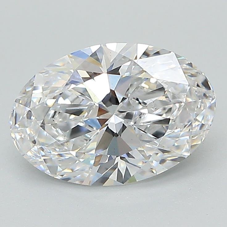 1.53ct D VS2 Rare Carat Ideal Cut Oval Lab Grown Diamond