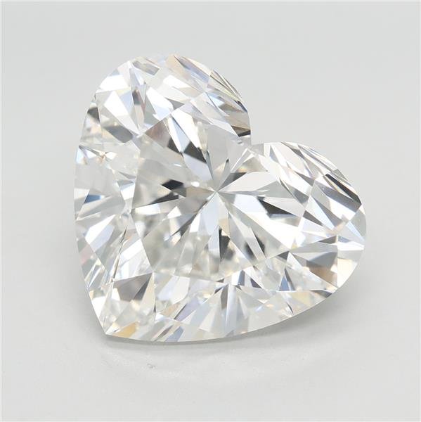 6.93ct F VVS2 Excellent Cut Heart Lab Grown Diamond