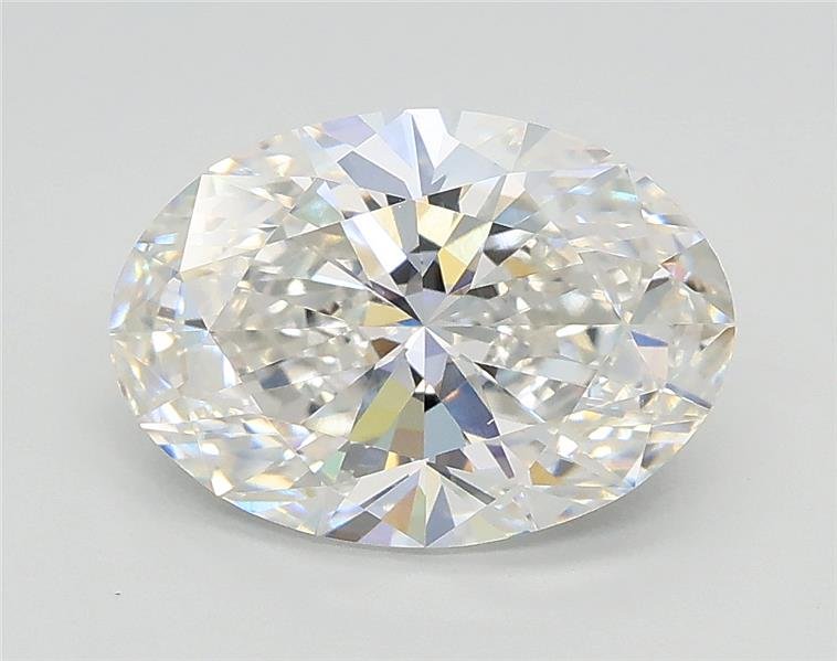 2.03ct F VVS2 Rare Carat Ideal Cut Oval Lab Grown Diamond