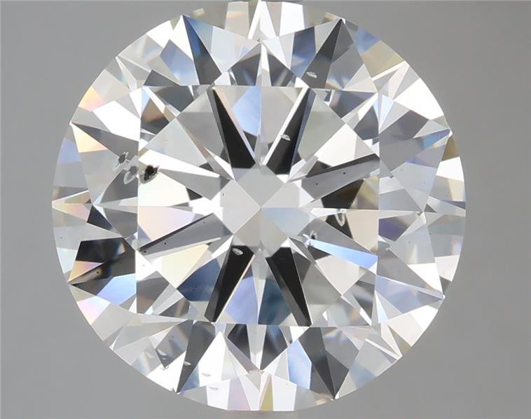 5.01ct H SI1 Excellent Cut Round Lab Grown Diamond