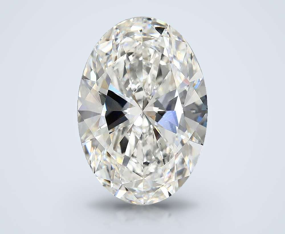 9.69 Carat Oval Lab Diamond