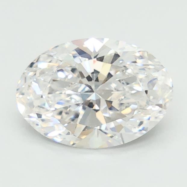 1.09ct D VVS2 Rare Carat Ideal Cut Oval Lab Grown Diamond