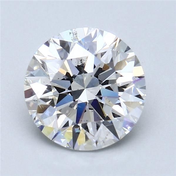 3.01ct D SI2 Rare Carat Ideal Cut Round Diamond