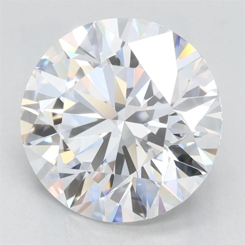 2.65ct D VVS1 Rare Carat Ideal Cut Round Lab Grown Diamond