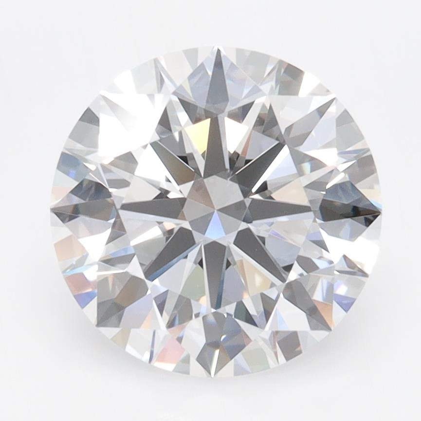 3.09ct D IF Rare Carat Ideal Cut Round Lab Grown Diamond
