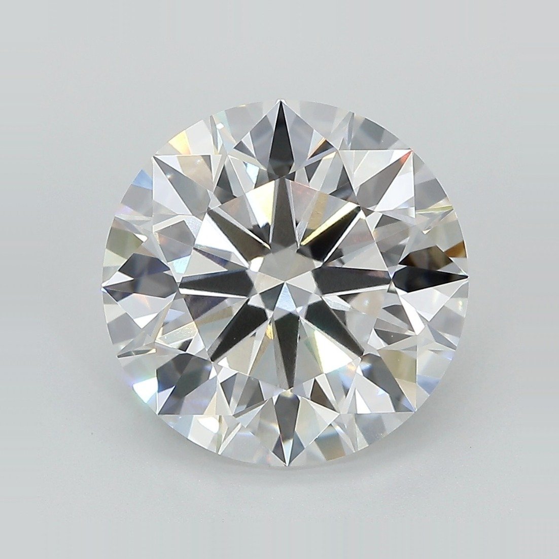 6.22ct E VVS2 Rare Carat Ideal Cut Round Lab Grown Diamond
