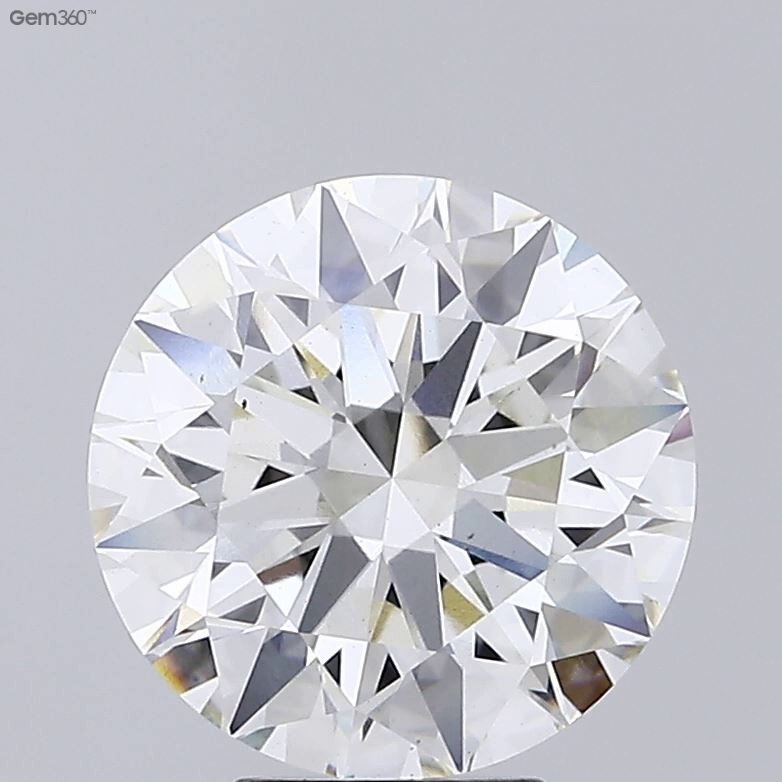 5.57ct H VS2 Rare Carat Ideal Cut Round Lab Grown Diamond