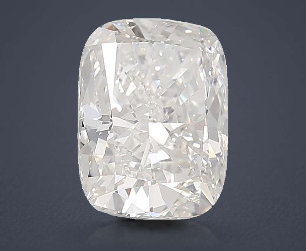 6.60 Carat Cushion Lab Diamond