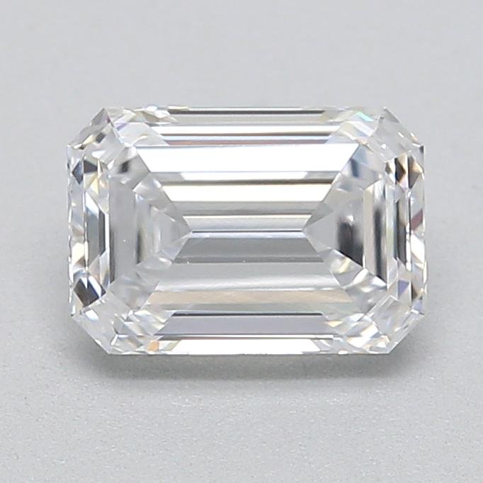 0.68ct D VS2 Rare Carat Ideal Cut Emerald Lab Grown Diamond