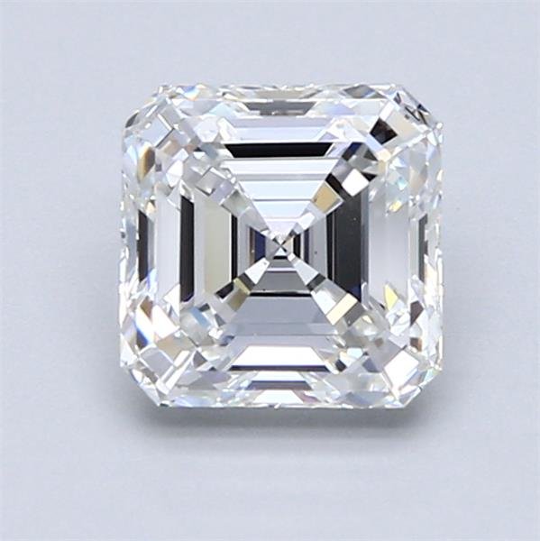 1.51ct E VS1 Rare Carat Ideal Cut Asscher Diamond