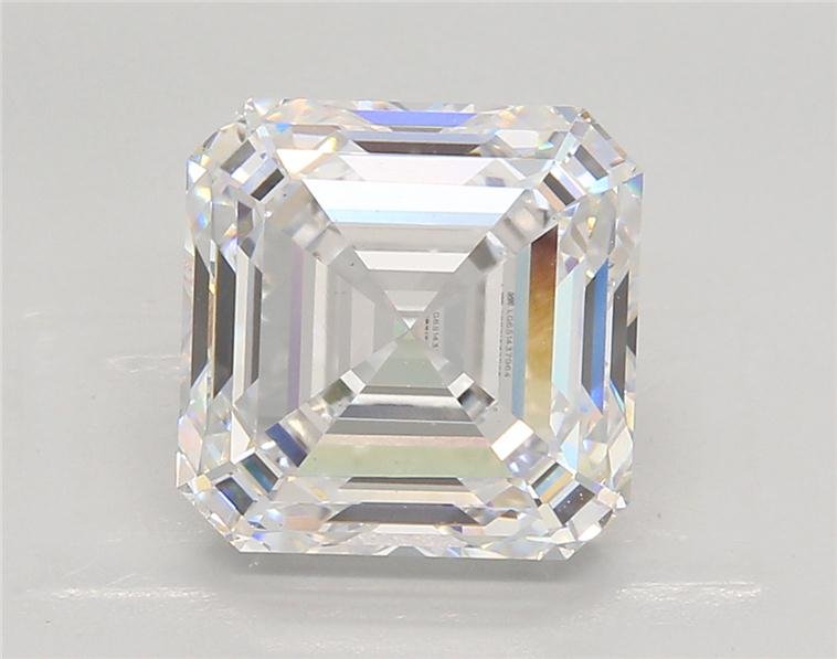 5.58ct D VS1 Rare Carat Ideal Cut Asscher Lab Grown Diamond