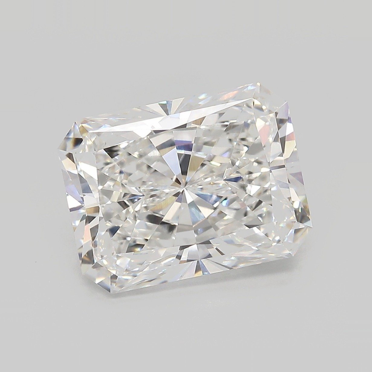 7.09ct E VVS2 Rare Carat Ideal Cut Radiant Lab Grown Diamond