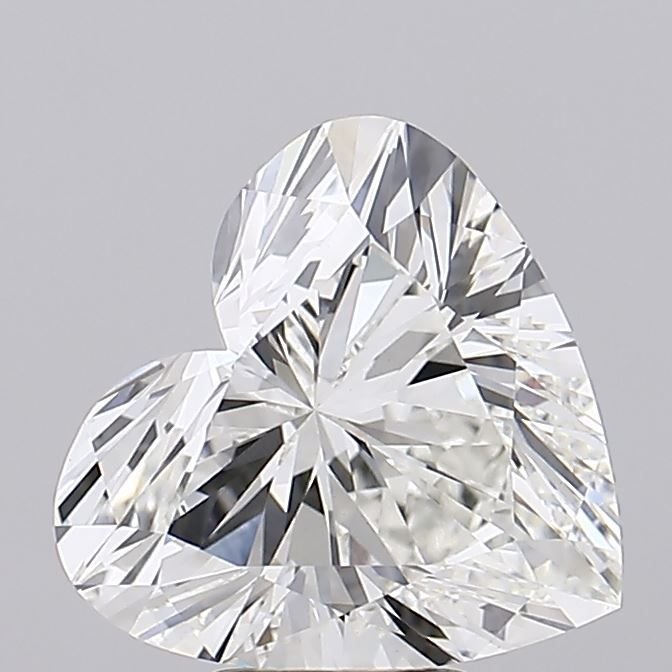 6.53ct F VVS2 Rare Carat Ideal Cut Heart Lab Grown Diamond