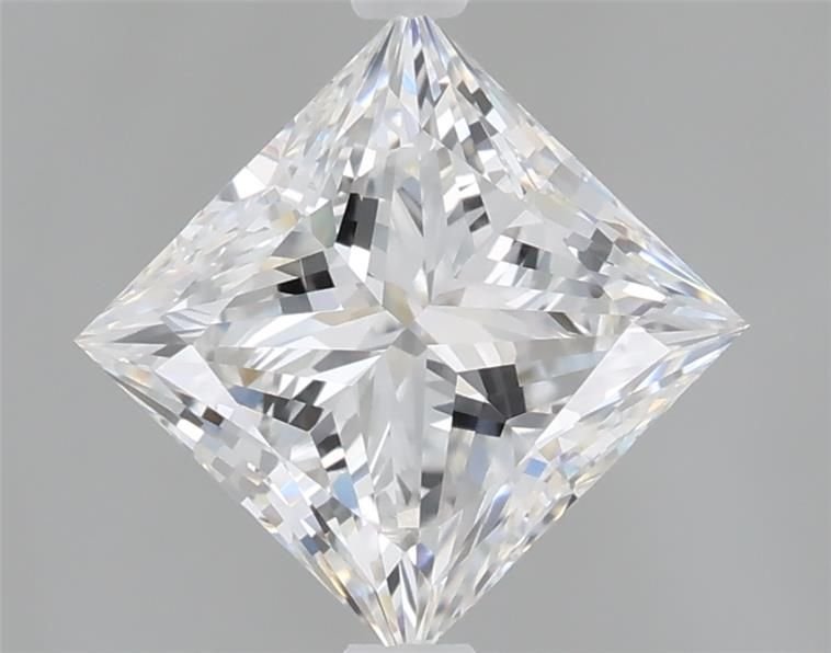 1.51ct E VVS2 Rare Carat Ideal Cut Princess Lab Grown Diamond